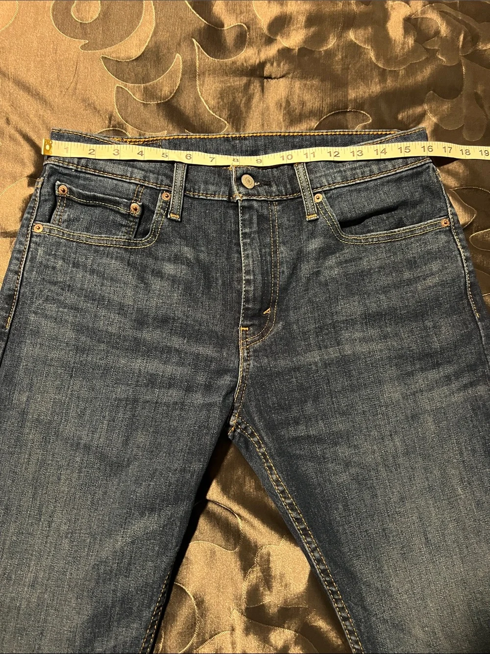 Levi's 512 Men's Slim Taper Medium Dark Wash Blue Denim Jeans 32x32